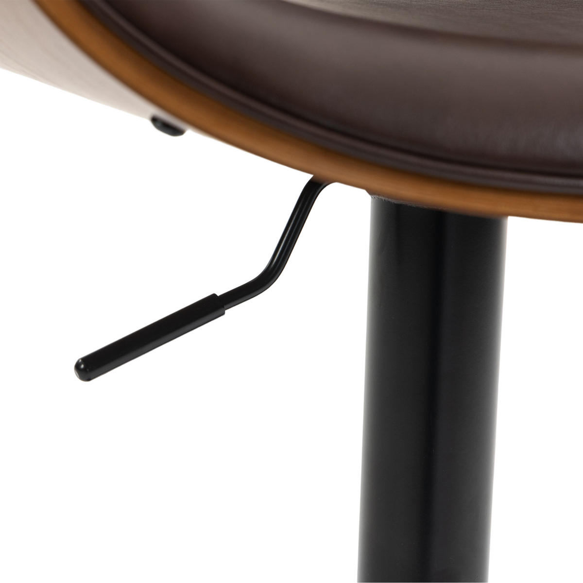 BARHOCKER DE-36274 2er-Set höhenverstellbar Braun - Braun, Metall (50/93/51cm) - ComfortXL