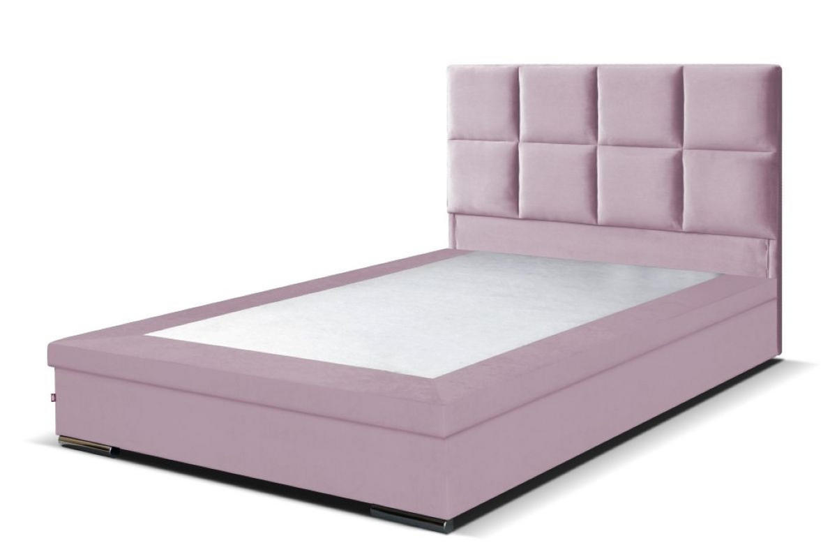 BOXBETT Sizilien 160x200 cm mit Bettkasten, rosa - Rosa, Kunststoff (160/200cm) - Margaret Hadas24