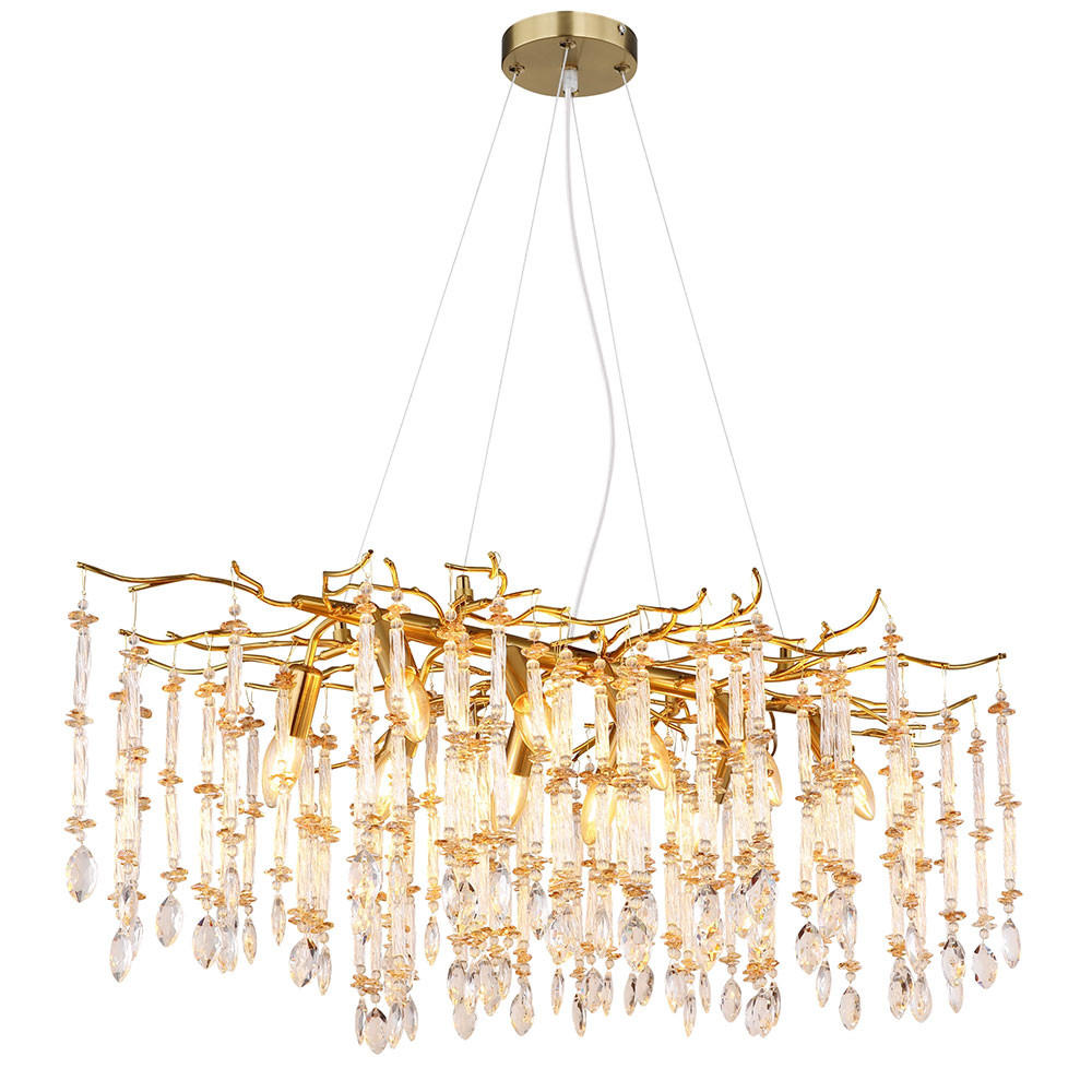 Globo Lighting Kronleuchter Gold 60x120x100 cm