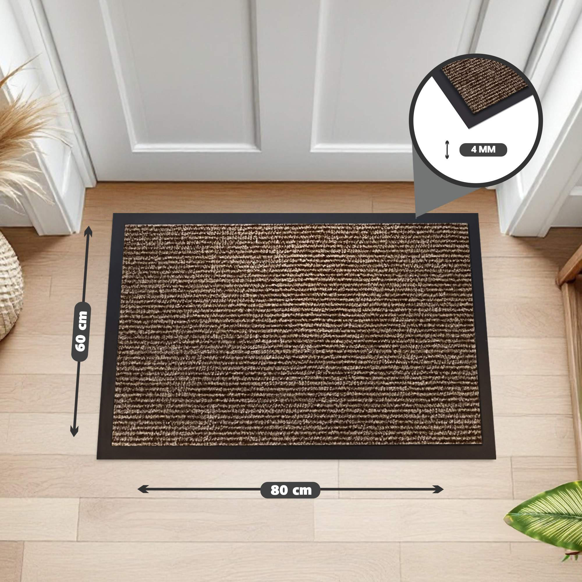SCHMUTZFANGMATTE PALERMO - Braun, Textil (60/80cm) - WohnDirect