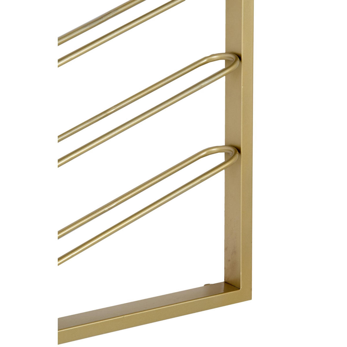 WEINREGAL Amore Gold 40/7/120 cm - Goldfarben, Metall (7/120/40cm) - Light & Living