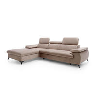 ECKSOFA BELT Beige 280x193x95 cm - Beige, Textil (280/193cm) - FURNLUX