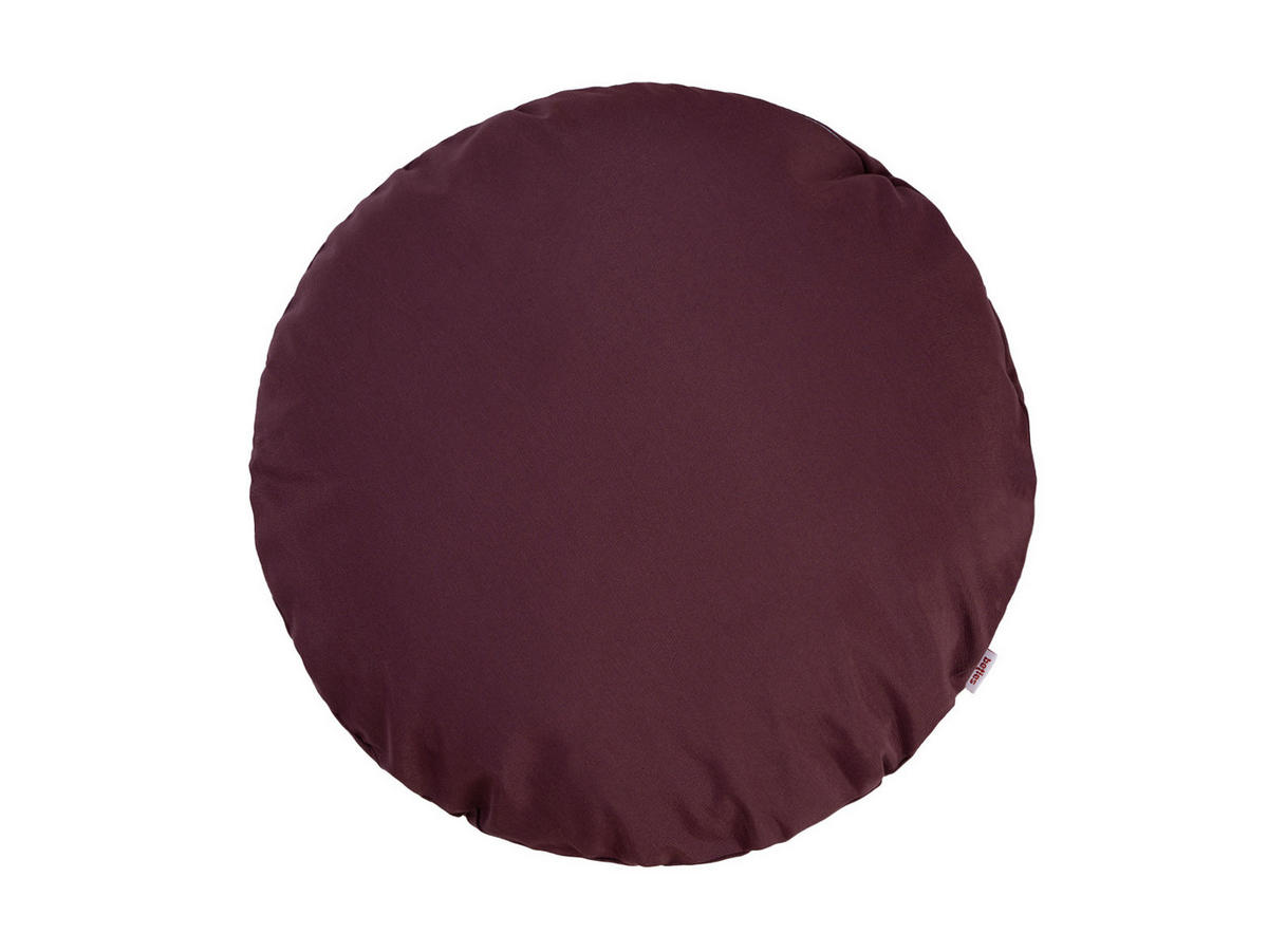 KISSENHÜLLE Rund Wunschton sukkulenten-violet 40 cm Ø - Violett, Textil (40/40cm) - beties Heimtextil