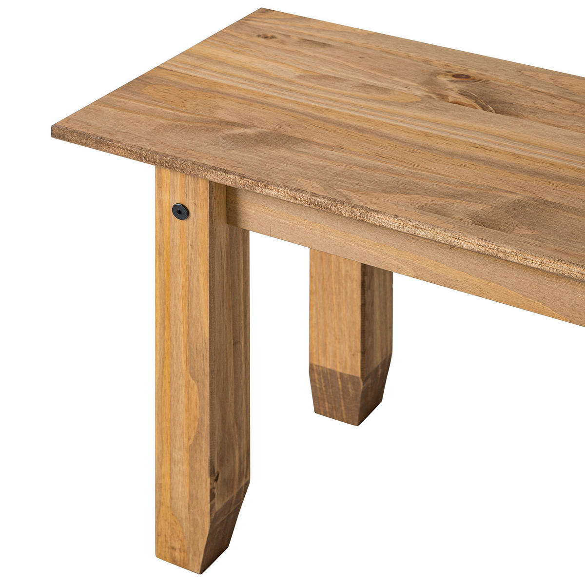 SITZBANK Finca Rustica - Kiefer massiv - Kiefer Natur - Kieferfarben, Holz (160/45/35cm) - home24