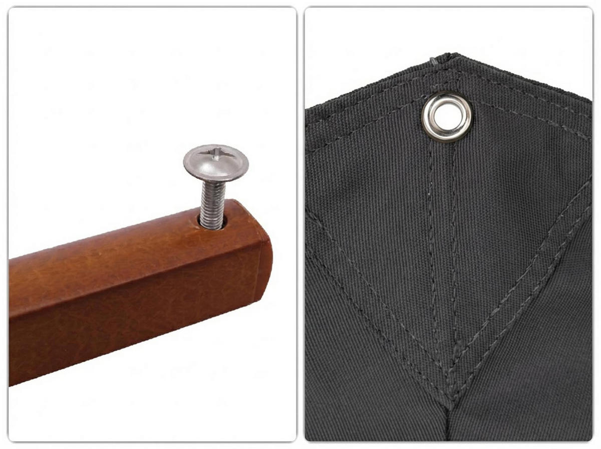 SCHIRMBEZUG C57B Anthrazit - Anthrazit, Textil (400/400cm) - MCW