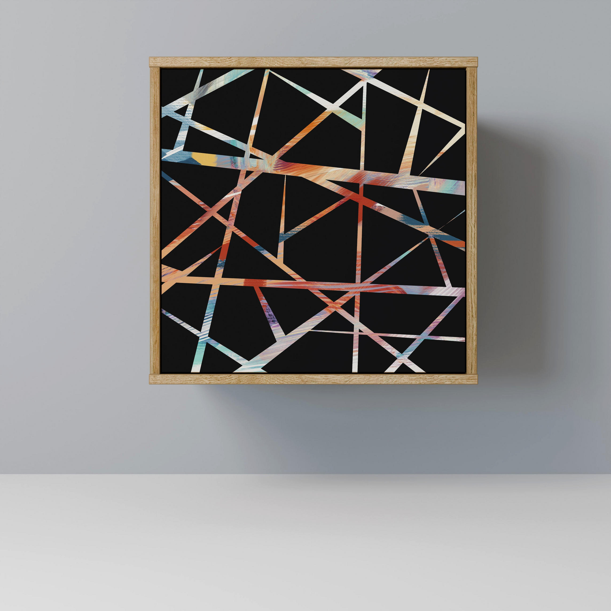 SpaceRebels Sideboard Eiche 57.5x57.5x42 cm