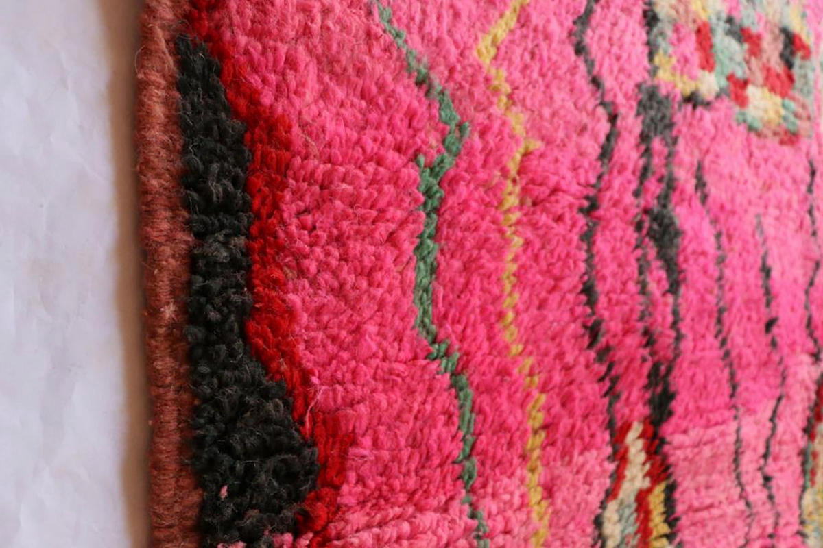 BERBERTEPPICH aus reiner Wolle 171x 261 cm - Pink, Naturmaterialien (171/261cm) - AFK Living