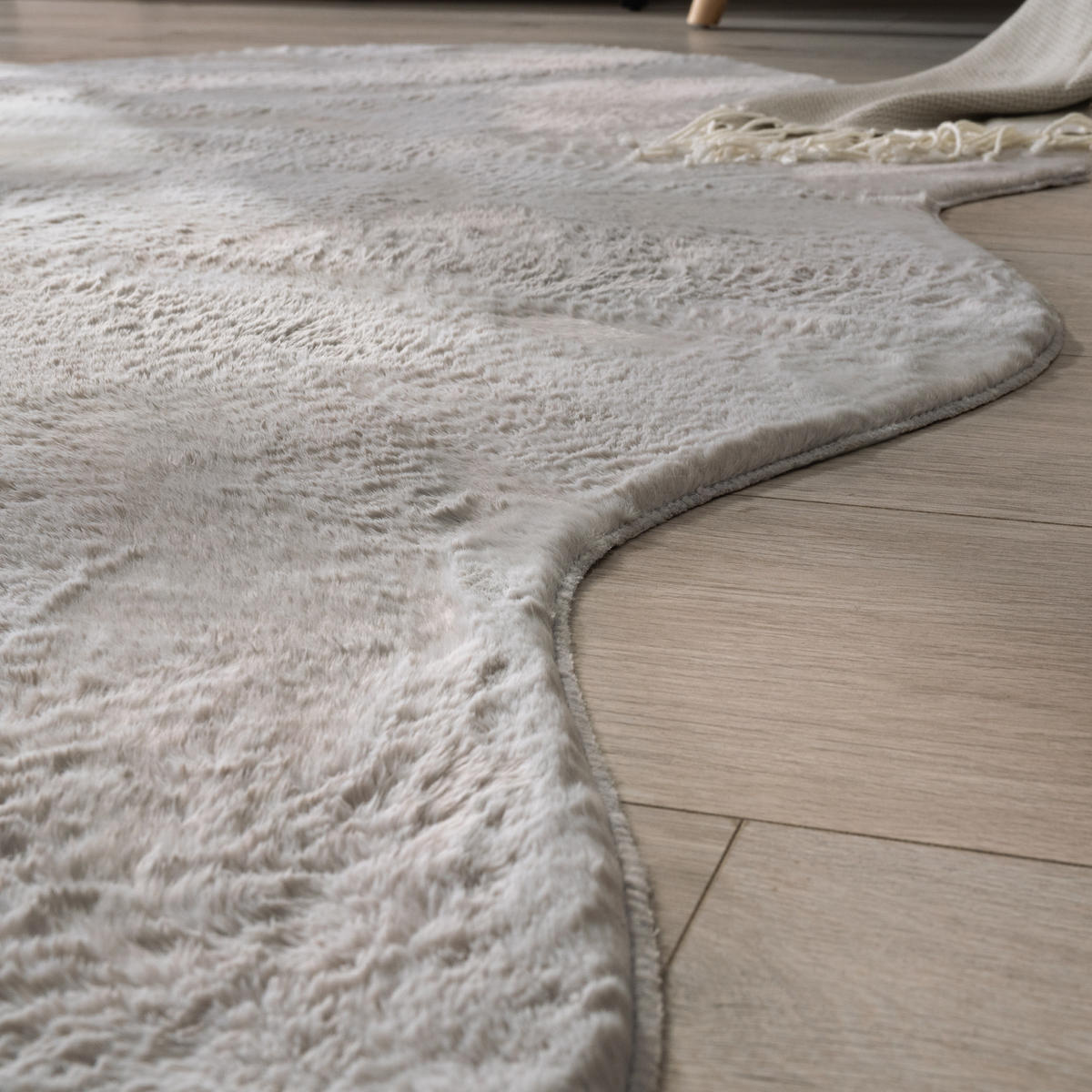 KURZFLORTEPPICH 120/160 cm Pelt 640 - Grau, Textil (120/160cm) - Paco Home