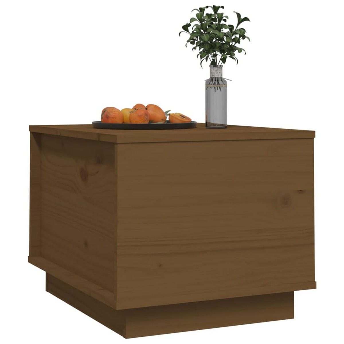 COUCHTISCH Honigbraun 40x50x35 cm Massivholz Kiefer - Braun, Holz (40/50/35cm) - furnicato