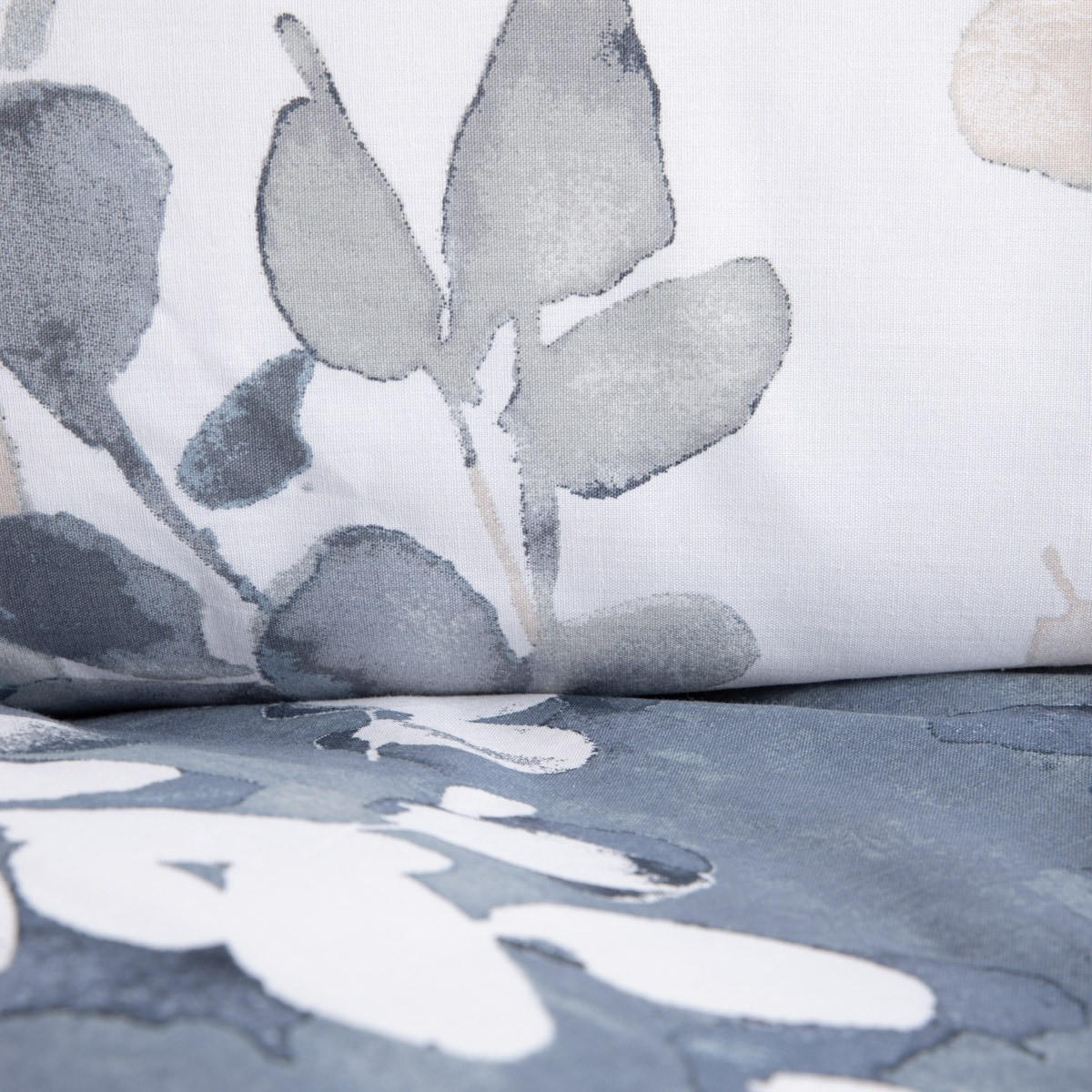 BETTWÄSCHE Nerina Baumwolle 140/200 cm - Blau, Textil (140/200cm) - Homla