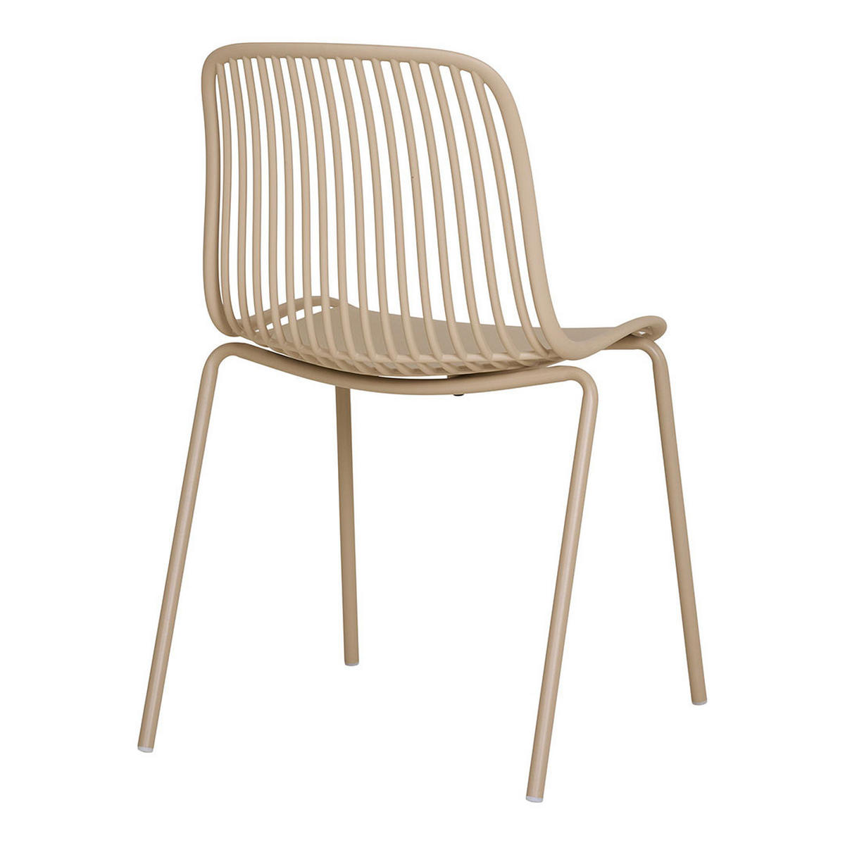 GARTENSTUHL, Branson, Stühle Sandfarben, Metall, 47 x 55 x 82 cm - Sandfarben, Metall (47/82/55cm) - ebuy24