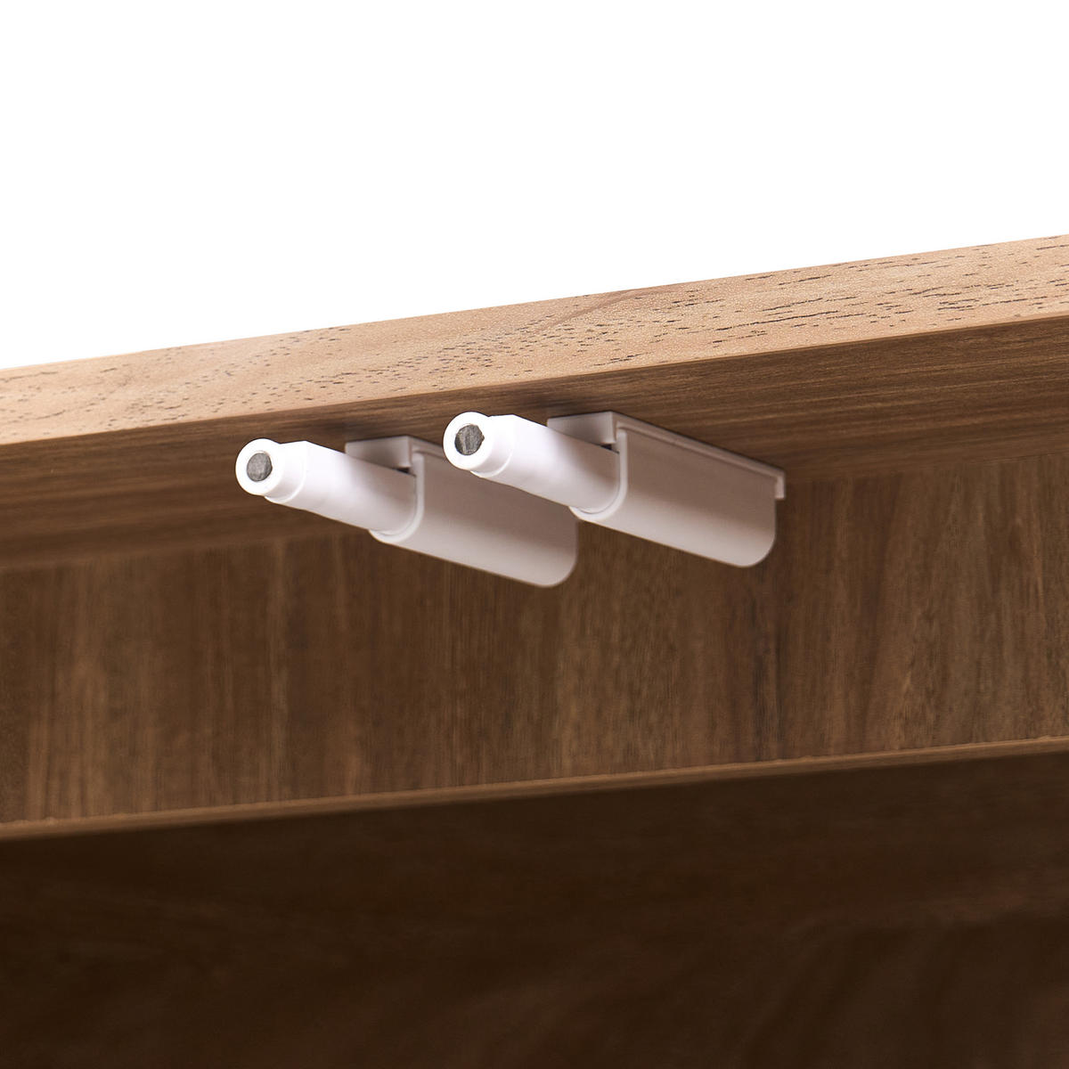 SIDEBOARD mit 2 Türen Hellbraun Bondi - Hellbraun/Braun, Holz/Holzwerkstoff (81/78/40cm) - Beliani