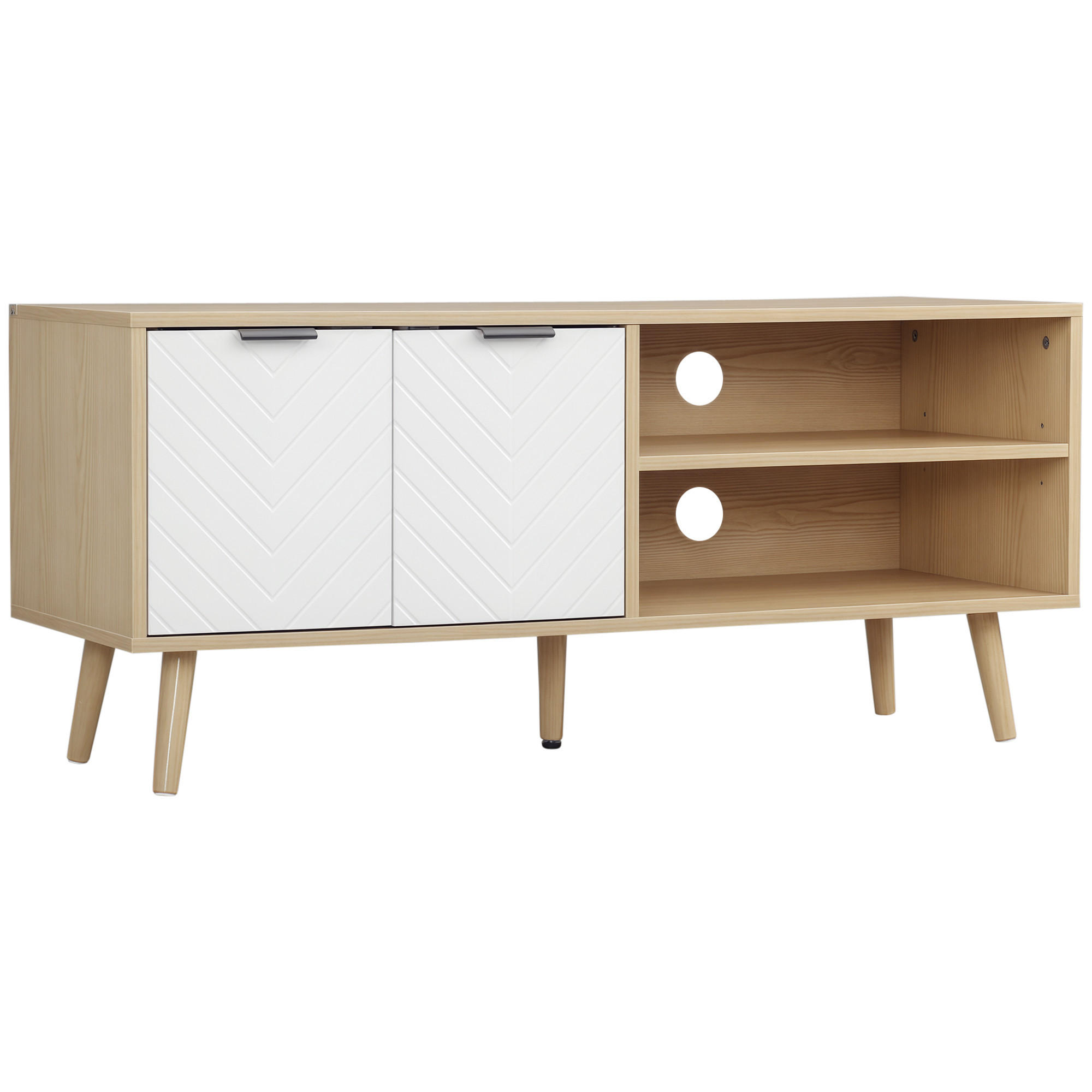 TV-MÖBEL Braun 1 Stück - Braun, Holzwerkstoff (110/48.8/39cm) - GiPP