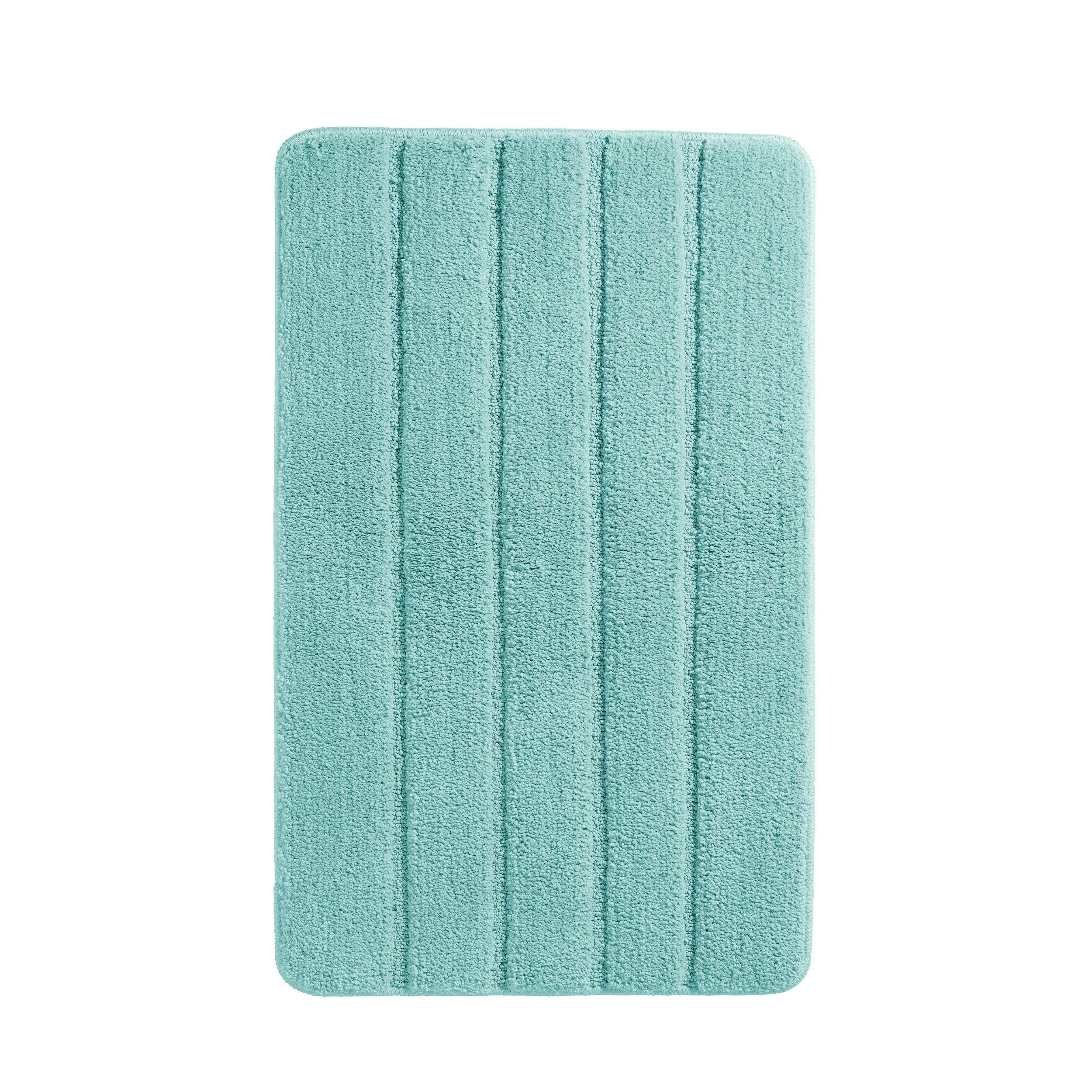 BADTEPPICH Milano - 100% Polyester - 60x100 cm - Helltürkis - Türkis, Textil (60/100cm) - SCHIESSER