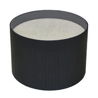 BEISTELLTISCH CARLA Schwarz/Natur - Schwarz/Naturfarben, Holzwerkstoff (59/59/39cm) - SVITA