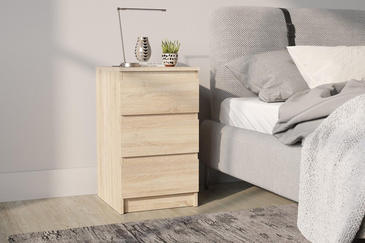 KOMMODE Sonoma Eiche 40/69/44 - Sonoma Eiche, Holzwerkstoff (40/69/44cm) - RAUMHIRSCH FURNITURE