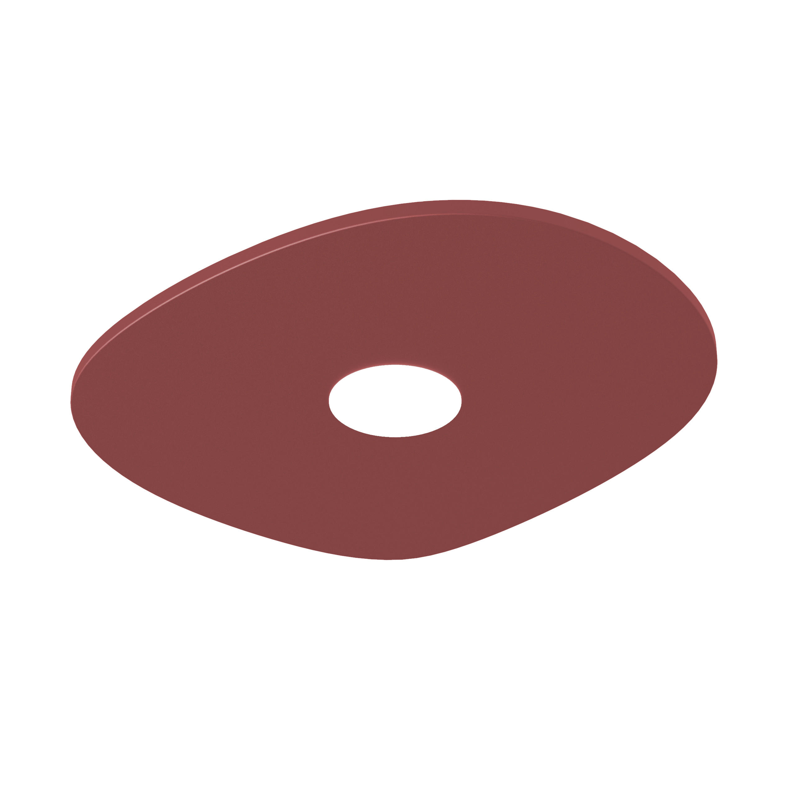 DECKENLEUCHTE - Rot, Metall (20/23/4cm) - Lumicom