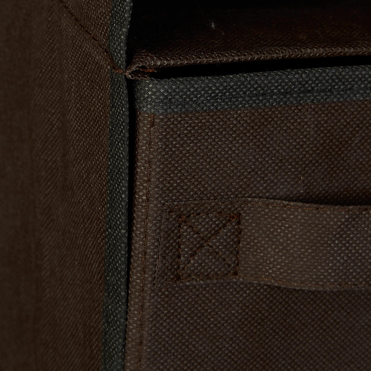 ZÁVESNÝ regál - tmavohnedá, textil/vlnitá lepenka (14.5/82/30cm) - Relaxdays