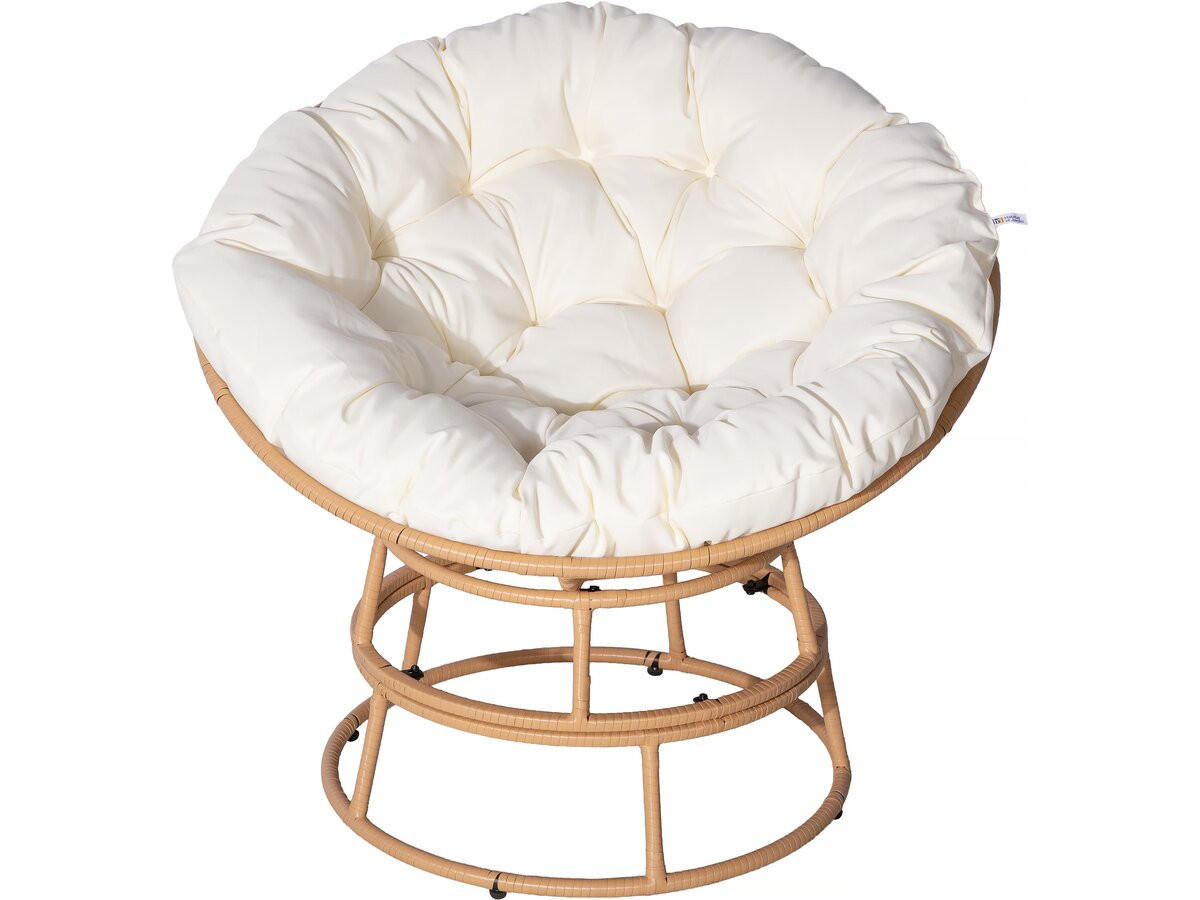 PAPASANSESSEL Bali Beige - Beige, Metall (80/84/91cm) - Habitat Garten