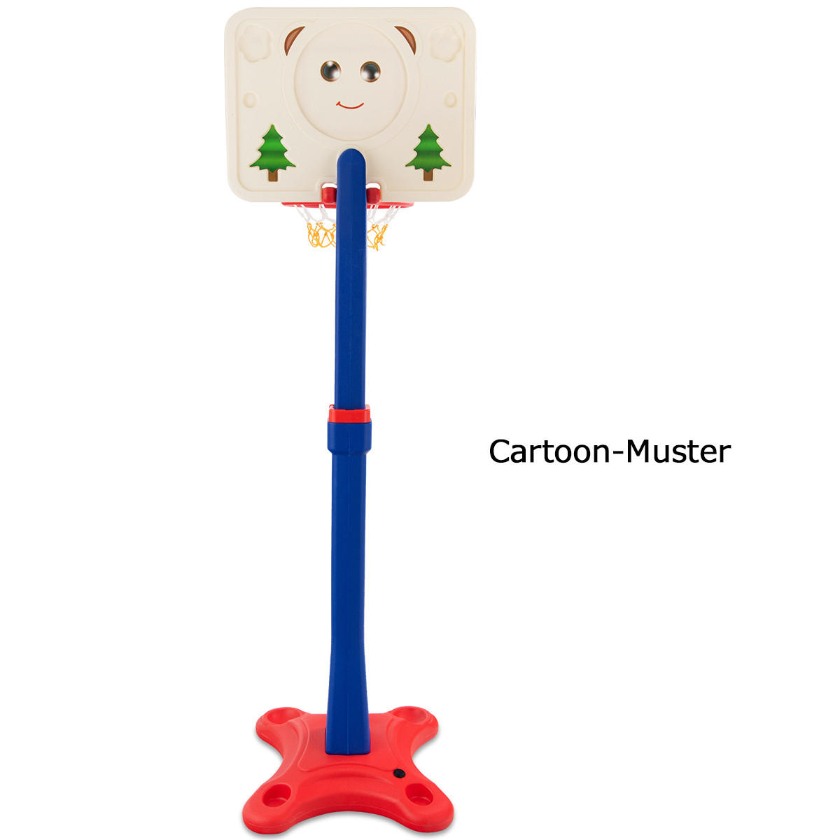 BASKETBALLKORB Multicolor - Multicolor, Kunststoff (85/65cm) - COSTWAY