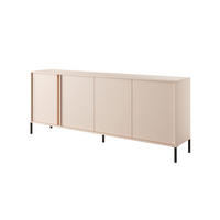 SIDEBOARD DAST Beige 203x40x81 cm - Beige, Holzwerkstoff (203/81/40cm) - FURNLUX