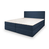 BOXBETT PELLIO 140x200 cm mit Matratze und Topper - Blau - Blau, Holz (140/200cm) - MASSENO