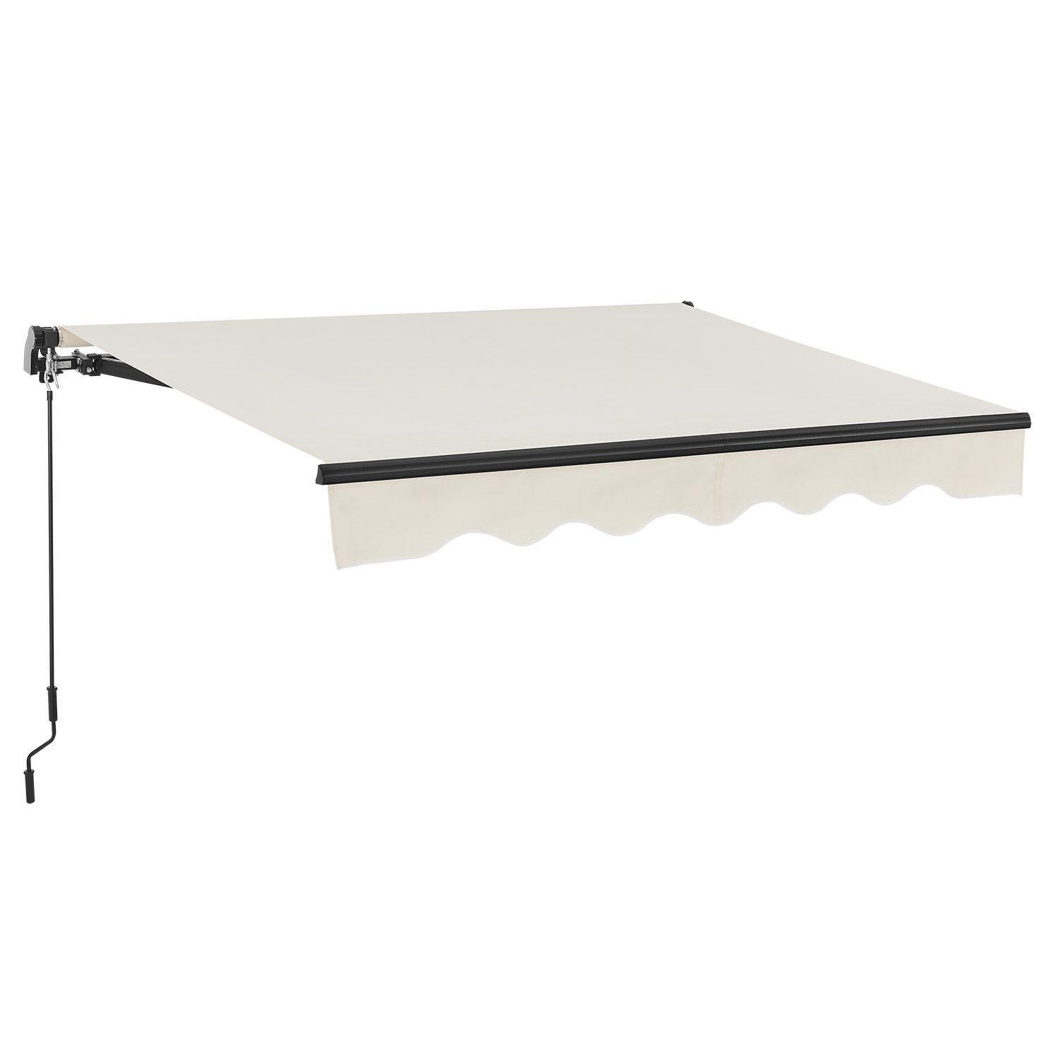 GELENKARMMARKISE beige 250x200 cm - Beige, Textil (250/250/200cm) - Juskys