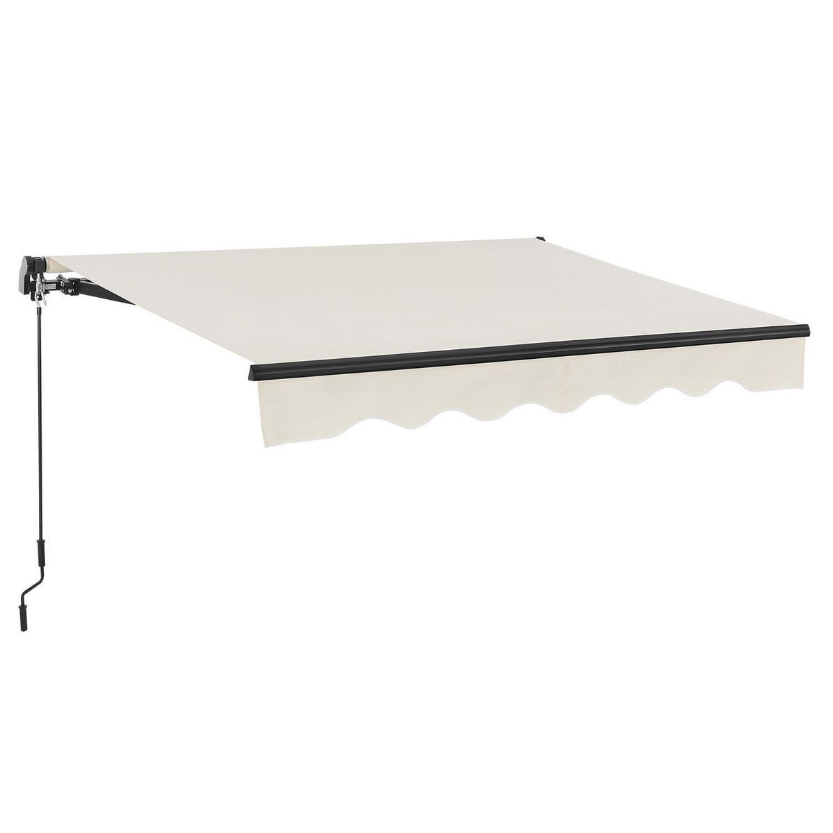 GELENKARMMARKISE beige 250x200 cm - Beige, Textil (250/250/200cm) - Juskys