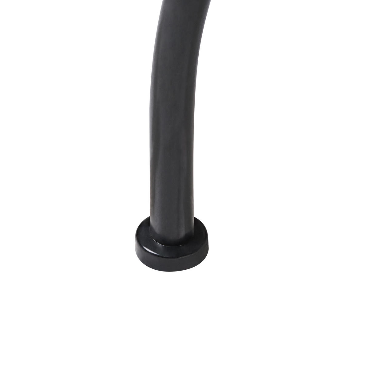 BISTRO STOLEK 60/60 cm Kov Černý Carona - bílá, kov (60/60/75cm) - Beliani