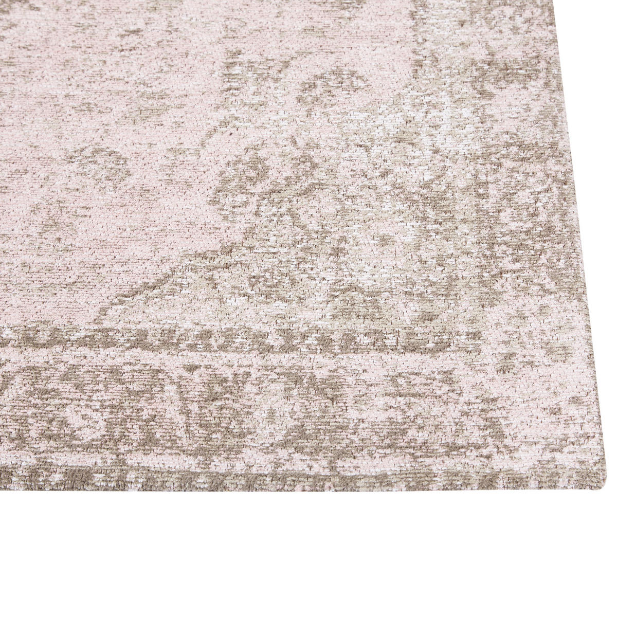 KURZFLOR-TEPPICH Matarim 150/80 cm - Pink, Textil (80/150cm) - Beliani