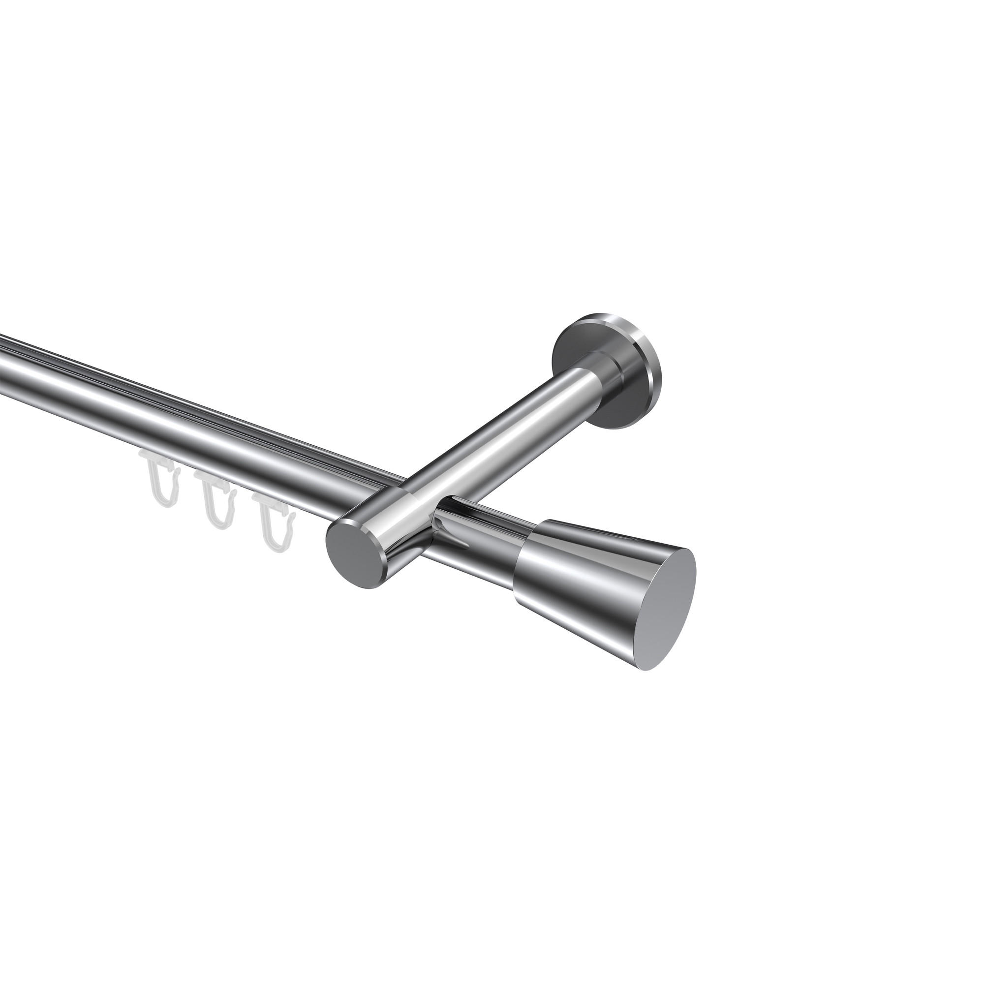 Interdeco Gardinenstange Chrom 480 cm