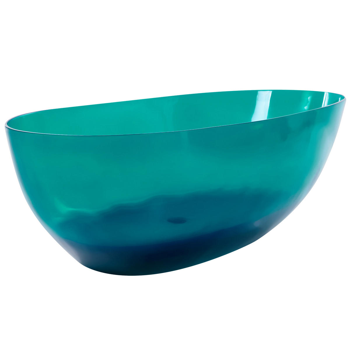 BADEWANNE 78x169x53 cm transparent Blancarena - Transparent, Kunststoff (78/53/169cm) - Beliani