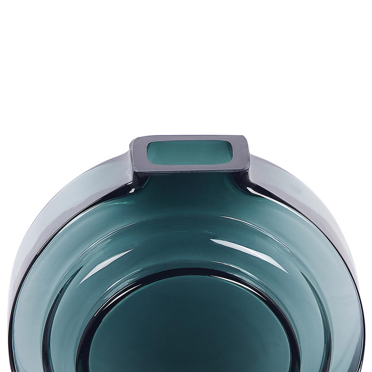 BLUMENVASE Glas grün Kapeli - Grün, Glas (15cm) - Beliani