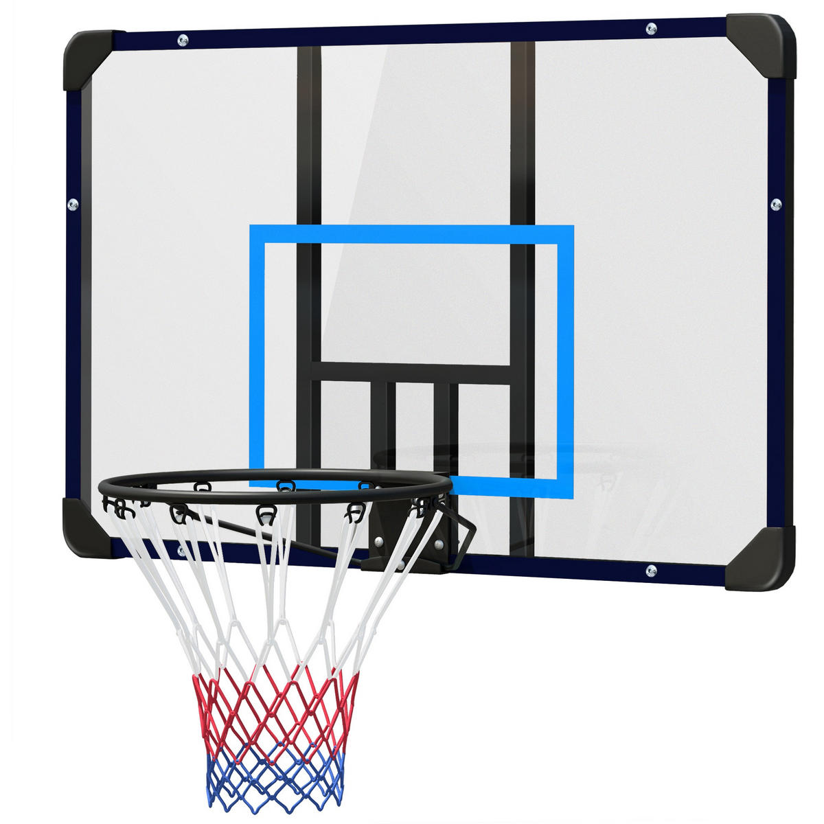 BASKETBALLKORB DE-10428 universelle Wandhalterung - Multicolor, Metall (61/113cm) - ComfortXL