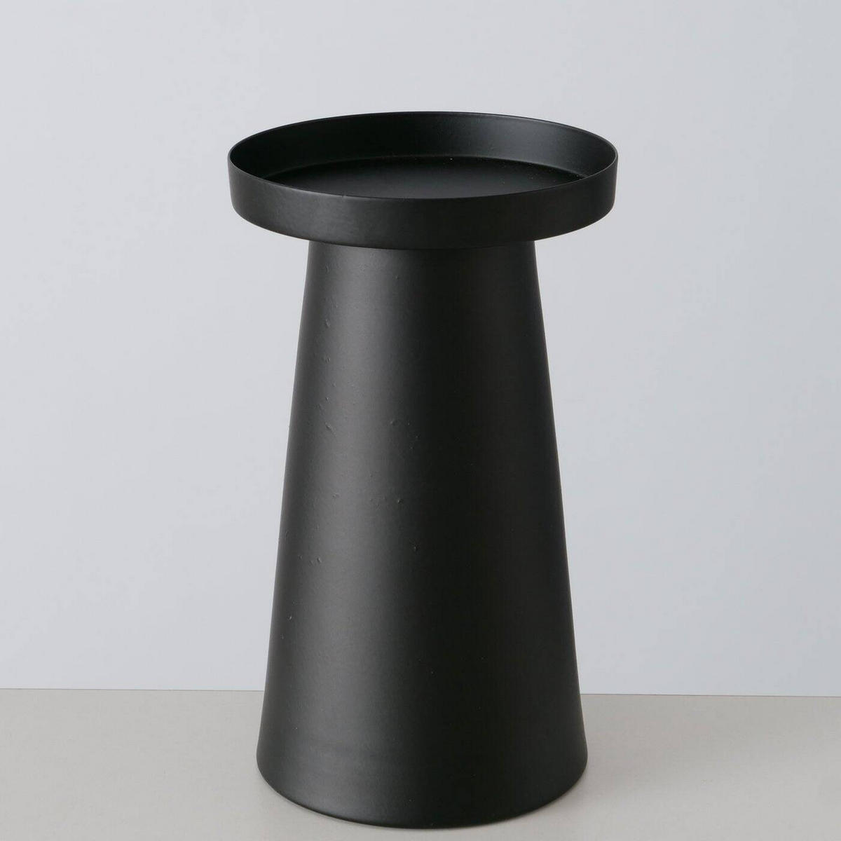 KERZENHALTER Pius, 2er-Set - Schwarz, Metall (9/23/9cm) - Boltze Home