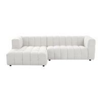SOFA - 4 Personen - stoff - weiß Lerici - Weiß, Holz/Textil (260/74/158cm) - Vente-Unique