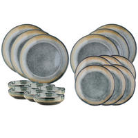 SERVICE Die Essentials Genesis - 18 Teile - Erde - Grau, Keramik (1/1/1cm) - Björn