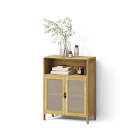 MIDI OMARICA Mincio, Bambus, 60 x 80 cm z 2 vrati - naravne barve, leseni material (60/80/29cm) - Livinity®