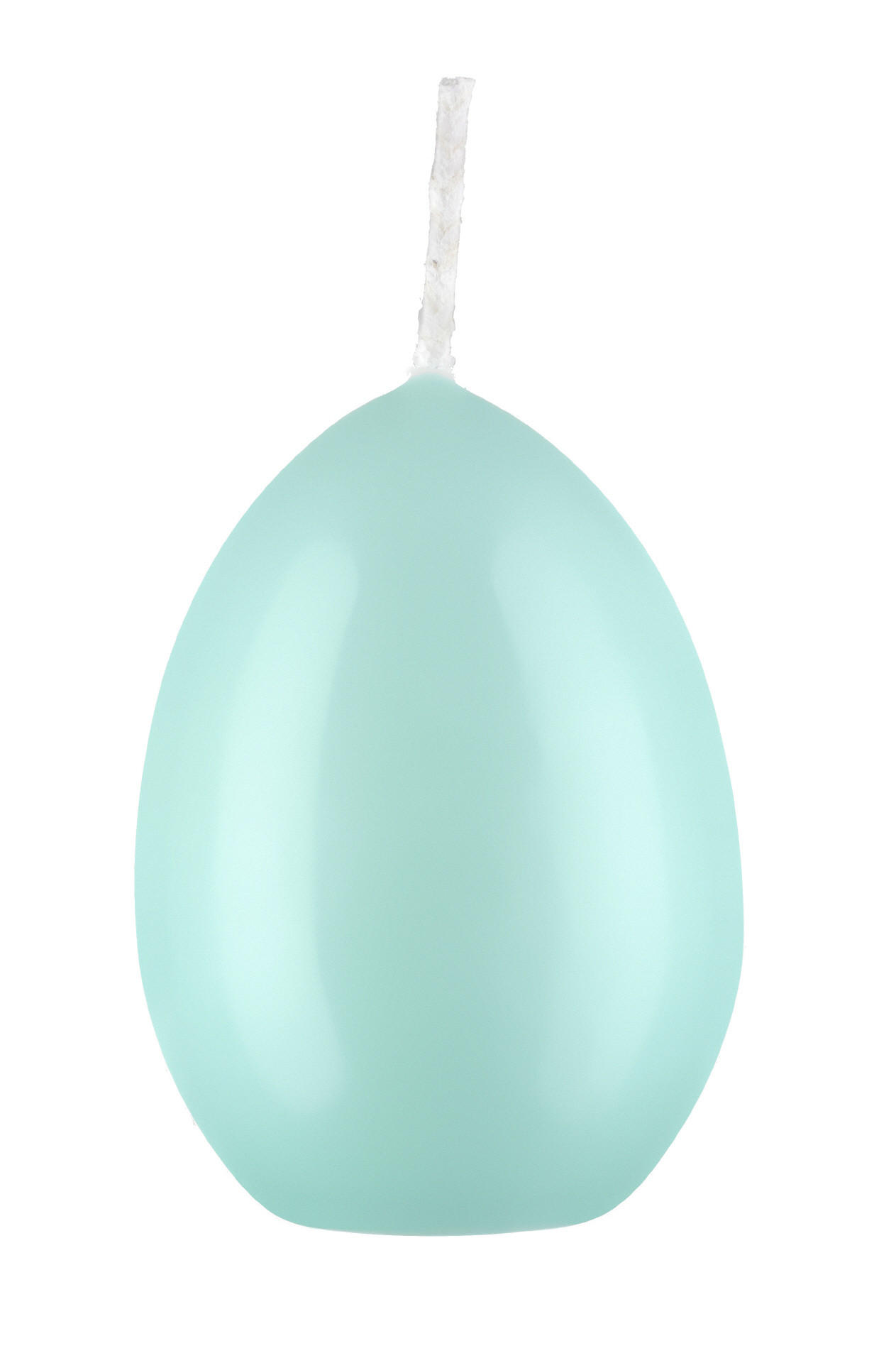 EIKERZE XXL, Straußenei Türkis 200 x Ø 140 mm, 1 Stück - Türkis, Paraffin (14/20/20cm) - Kopschitz Kerzen