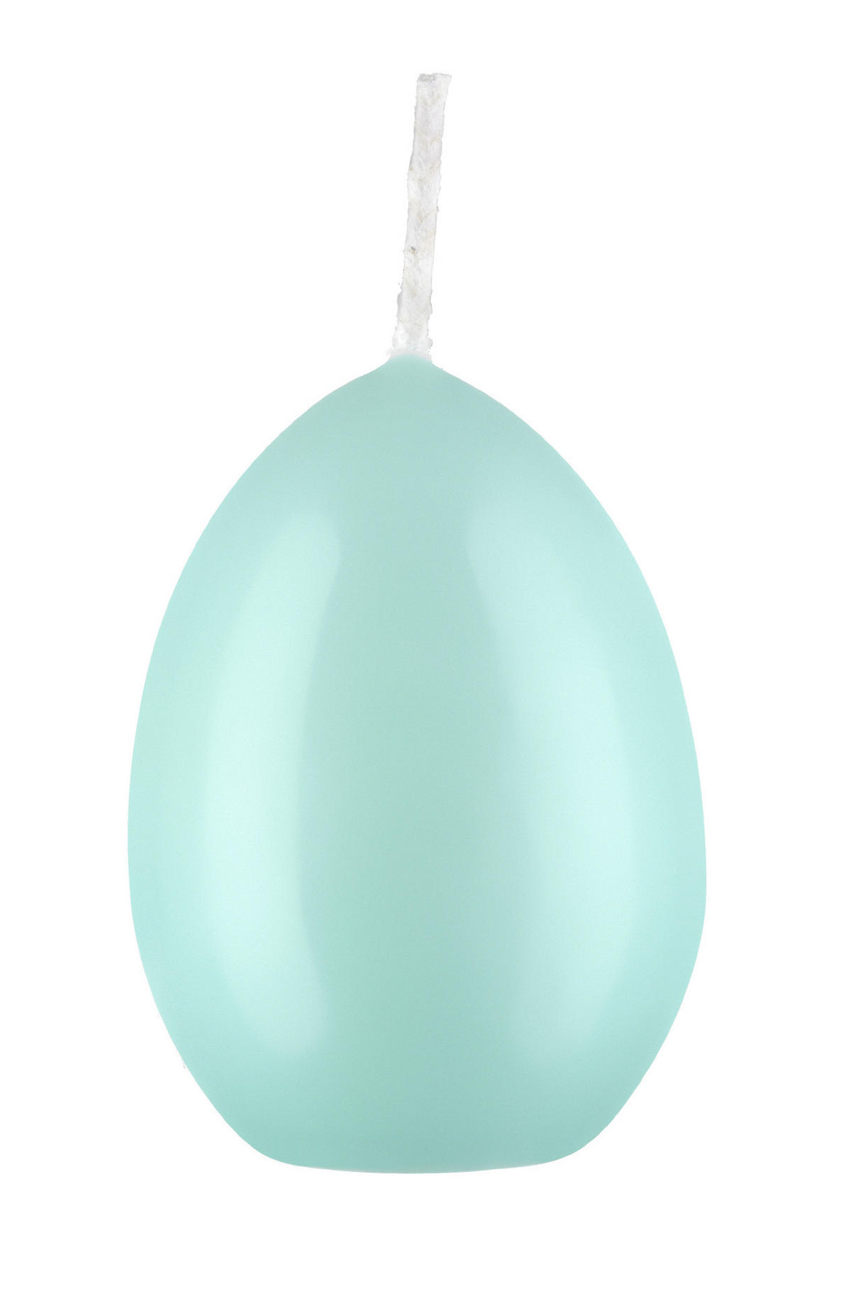 EIKERZE XXL, Straußenei Türkis 200 x Ø 140 mm, 1 Stück - Türkis, Paraffin (14/20/20cm) - Kopschitz Kerzen