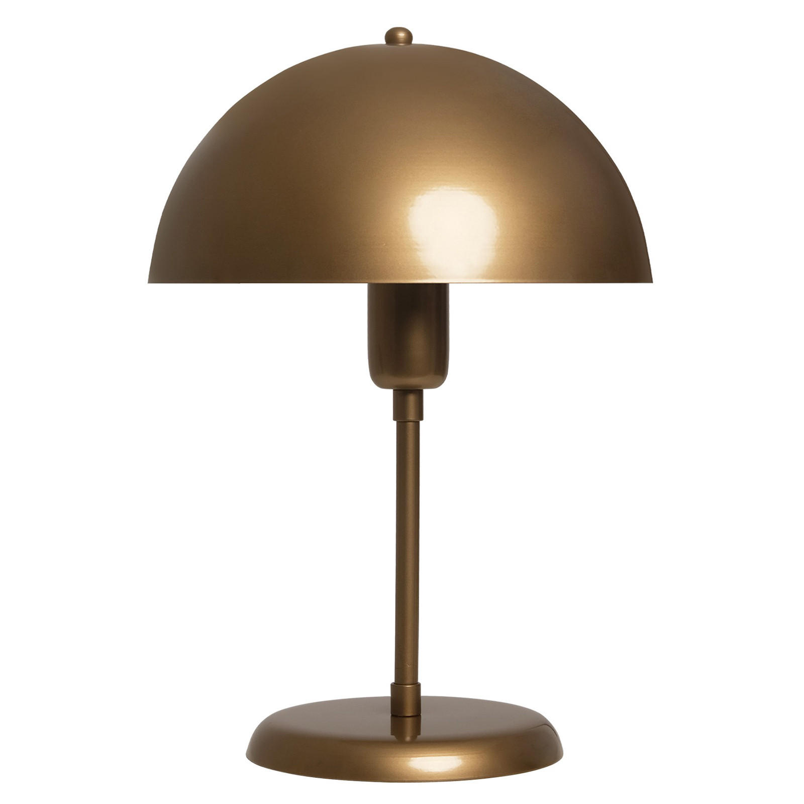 TISCHLEUCHTE Kleine Pilzlampen 26/35 - Messingfarben, Metall (35/26/35cm) - Bamyum