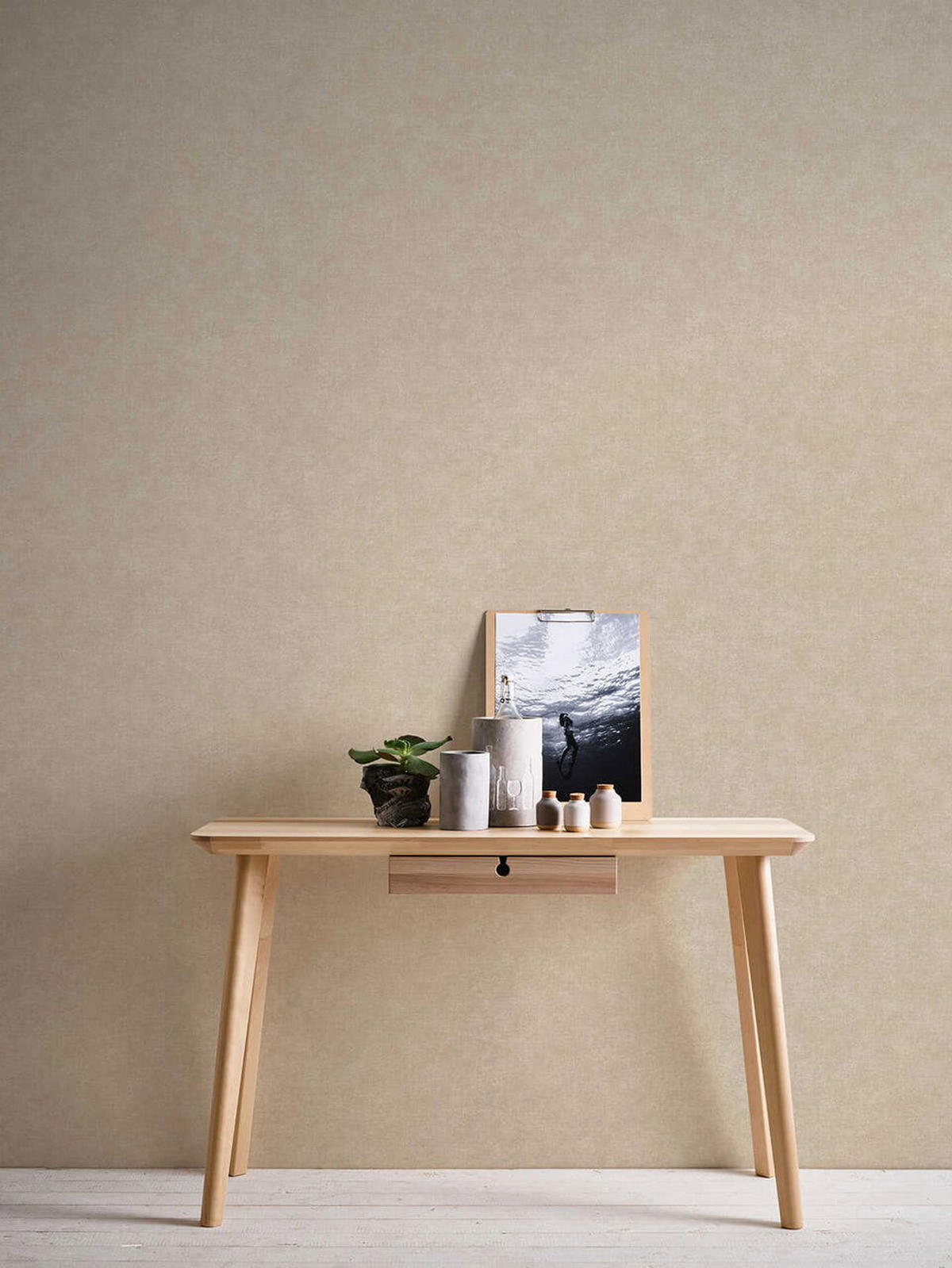 VLIESTAPETE Braun 53/1005 cm - Braun, Kunststoff/Textil (53/1cm) - KUNSTLOFT