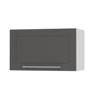 KLAPPHÄNGESCHRANK Kvantum W4B/60 Graphit Matt / Weiß Matt 60 / 32,5 / 36cm - Graphitfarben/Weiß, Holz/Holzwerkstoff (60/36/32.5cm) - Feldmann-Wohnen