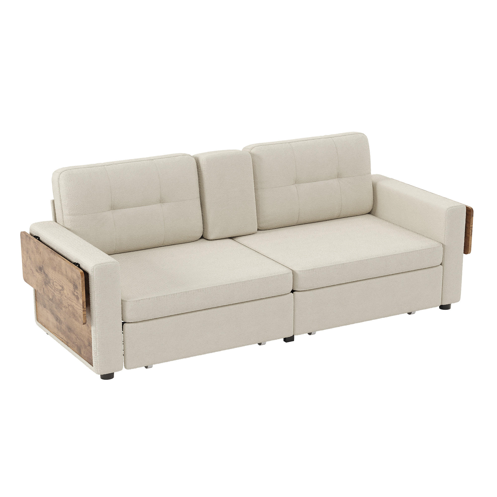 ComfortXL 2-Sitzer-Sofa Beige 178x57.5x71 cm