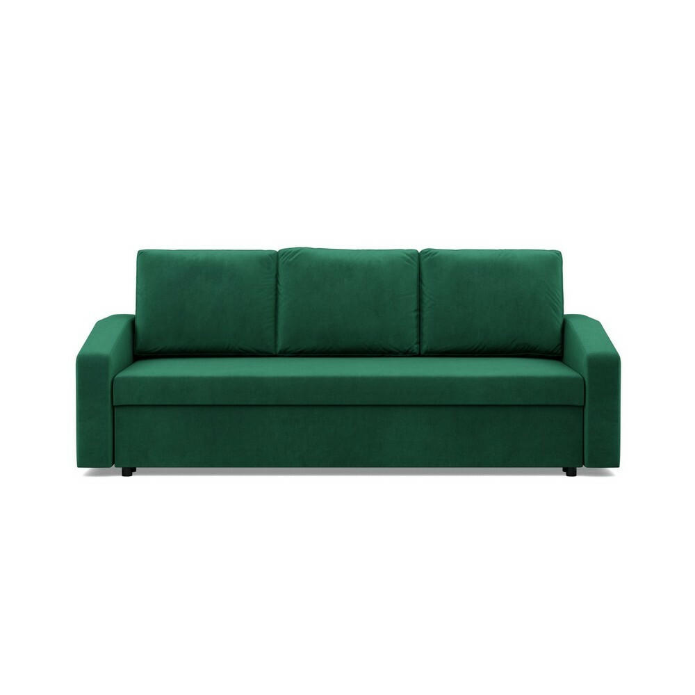 SOFA Neo mit abgeschrägter Armlehnen grün - Grün, Textil (220/92/92cm) - SIMKAM Furniture