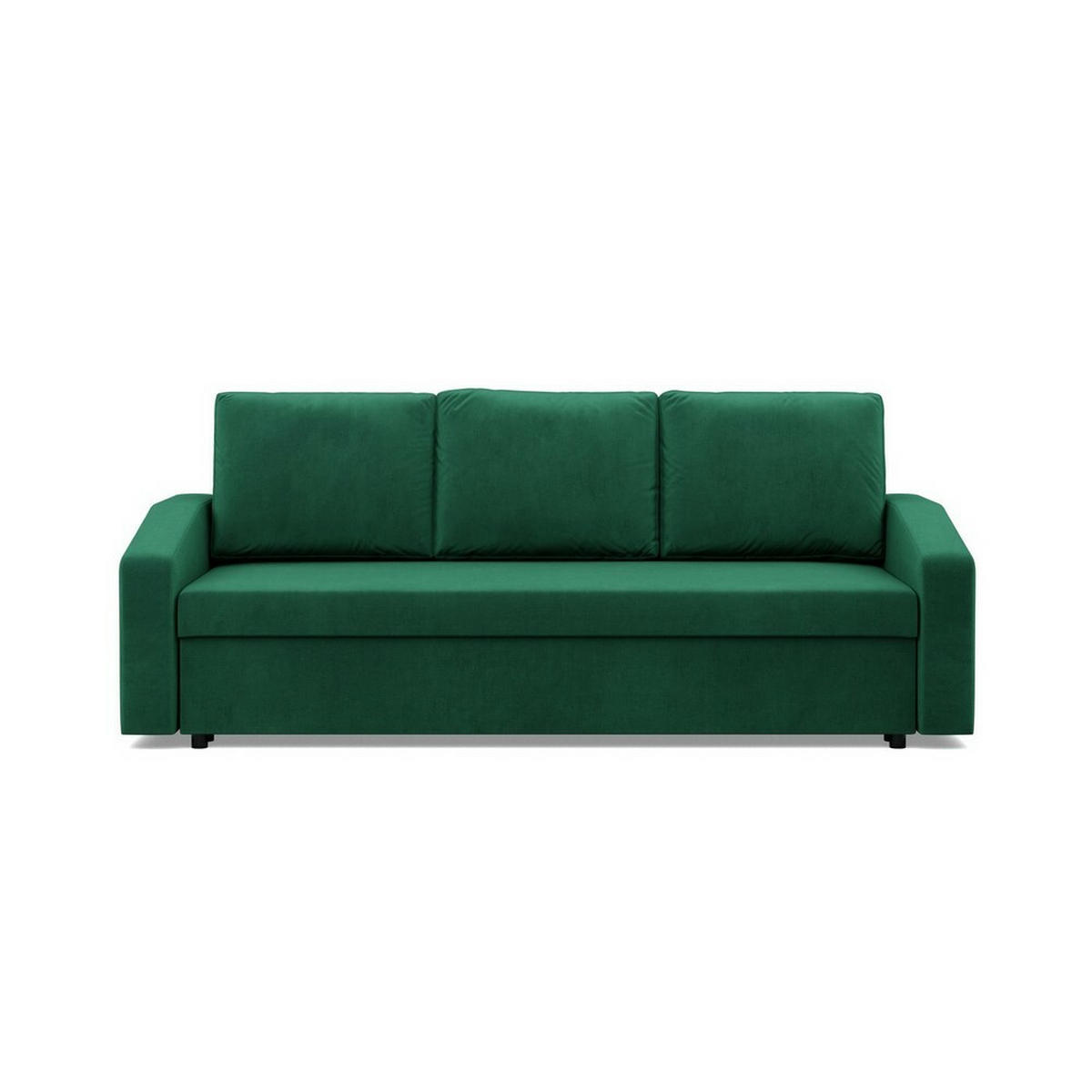 SOFA Neo mit abgeschrägter Armlehnen grün - Grün, Textil (220/92/92cm) - SIMKAM Furniture