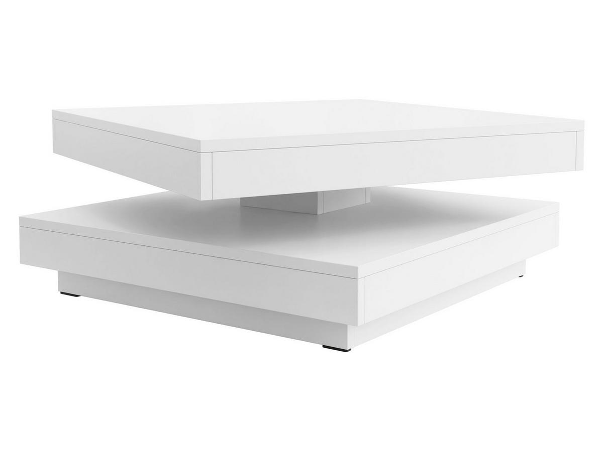 COUCHTISCH Nenani - Weiß, Holzwerkstoff (70/70/34cm) - MIRJAN24