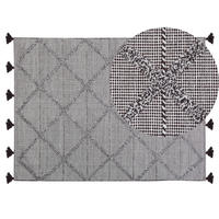 KURZFLOR-TEPPICH Tuzla 200/140 cm - Braun, Textil (140/200cm) - Beliani