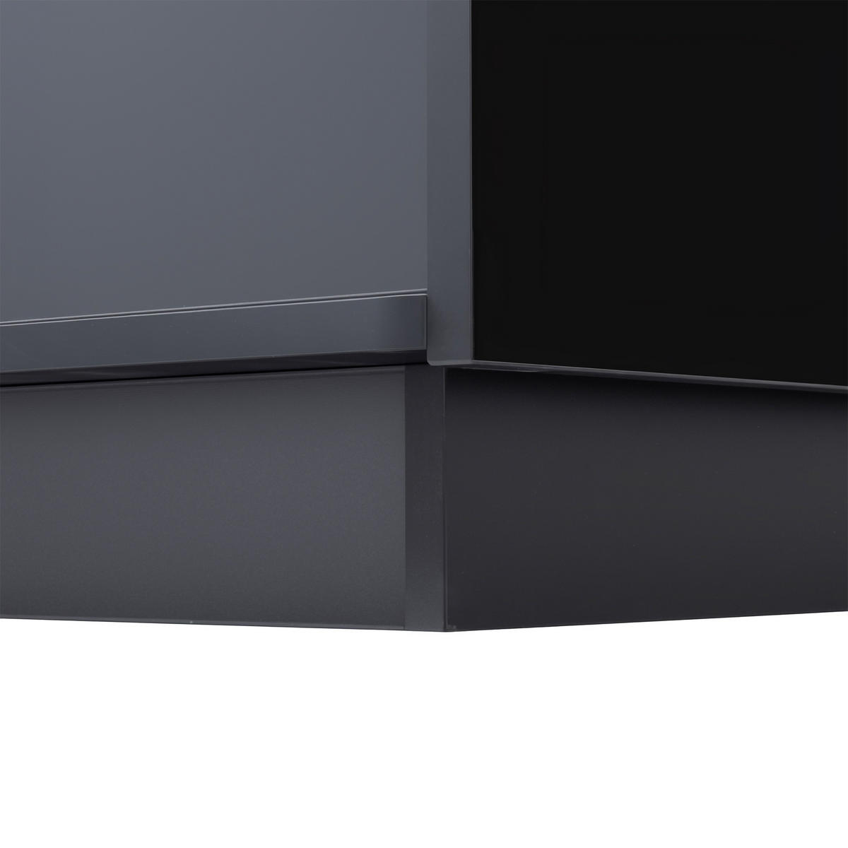 COUCHTISCH in Schwarz mit Schubladen und Schiebefach für Wohnzimmer, B100/T50/H31 cm - Schwarz, Holzwerkstoff (50/100/31cm) - STILVORA