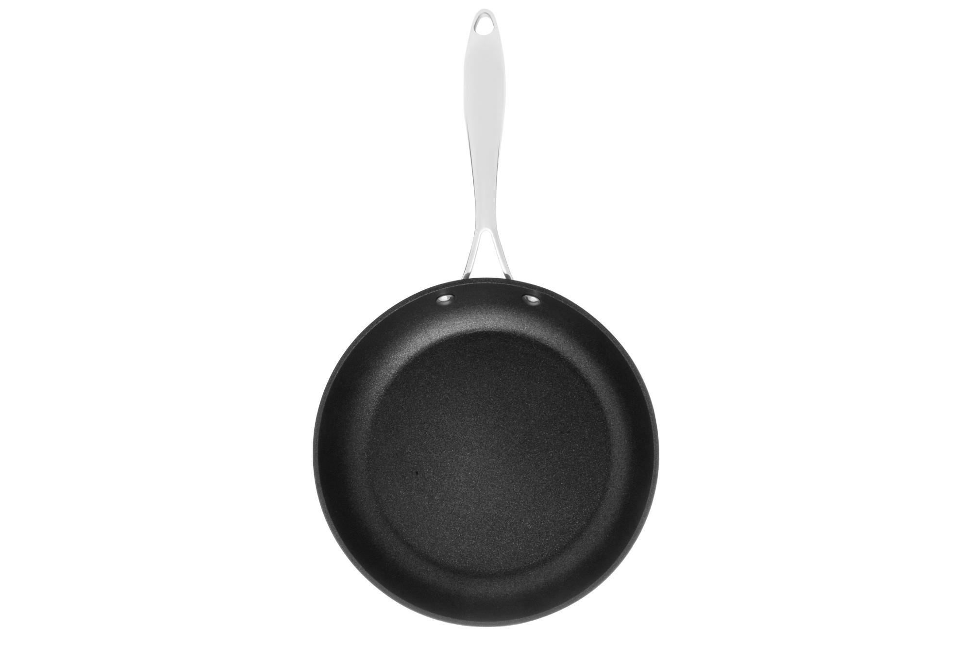 INDUKTIONSBRATPFANNE Ø 24 cm - Schwarz, Metall (44cm)